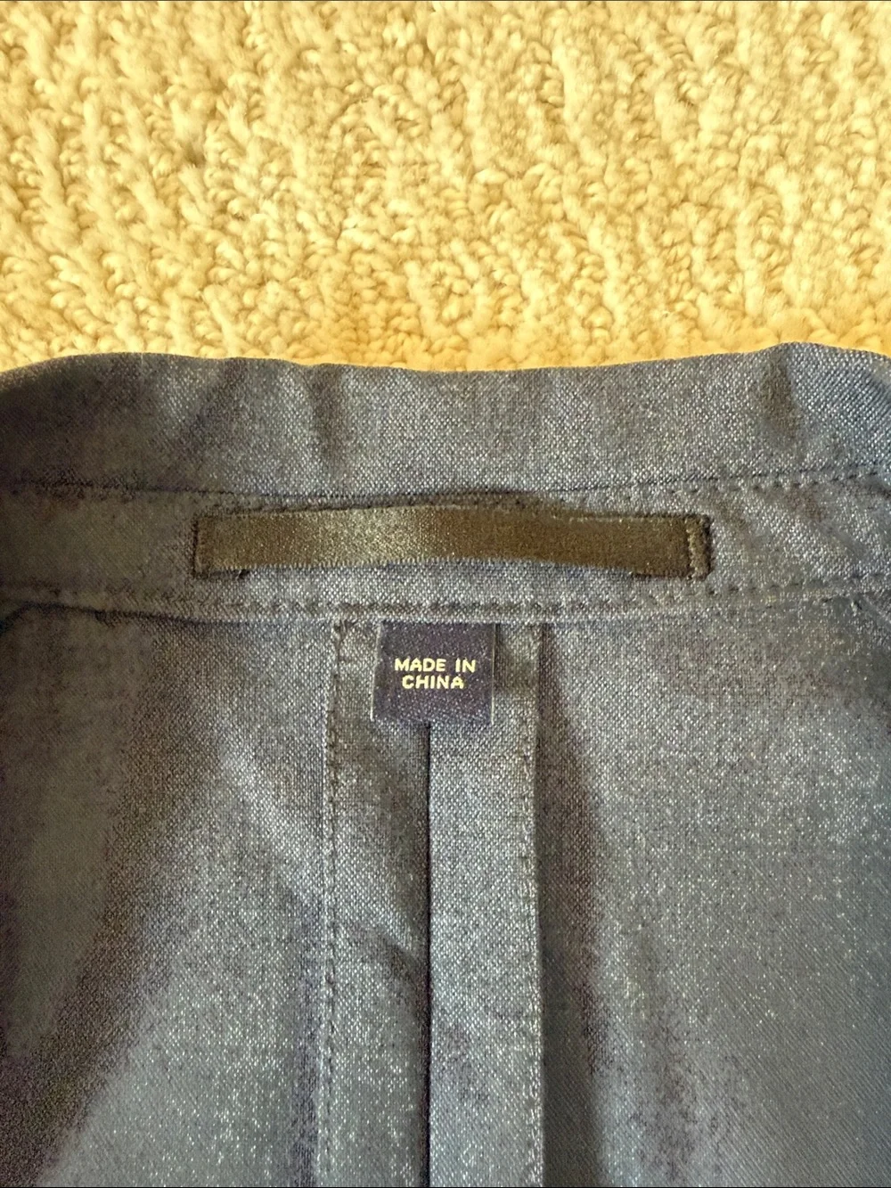 J. Crew Factory Charcoal Gray Men's Blazer - Classic Single-Breasted